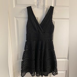 She and Sky black knee length dress size M